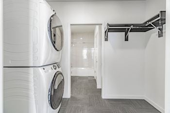 In-unit washer and dryer at Pinnacle Heights in Rogers, AR